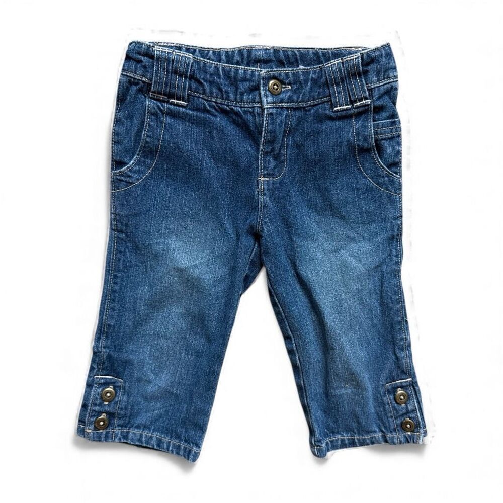Youth Greendog GreenโDog Denim Cropped Button Detail Cropped Jeans - Sz 5